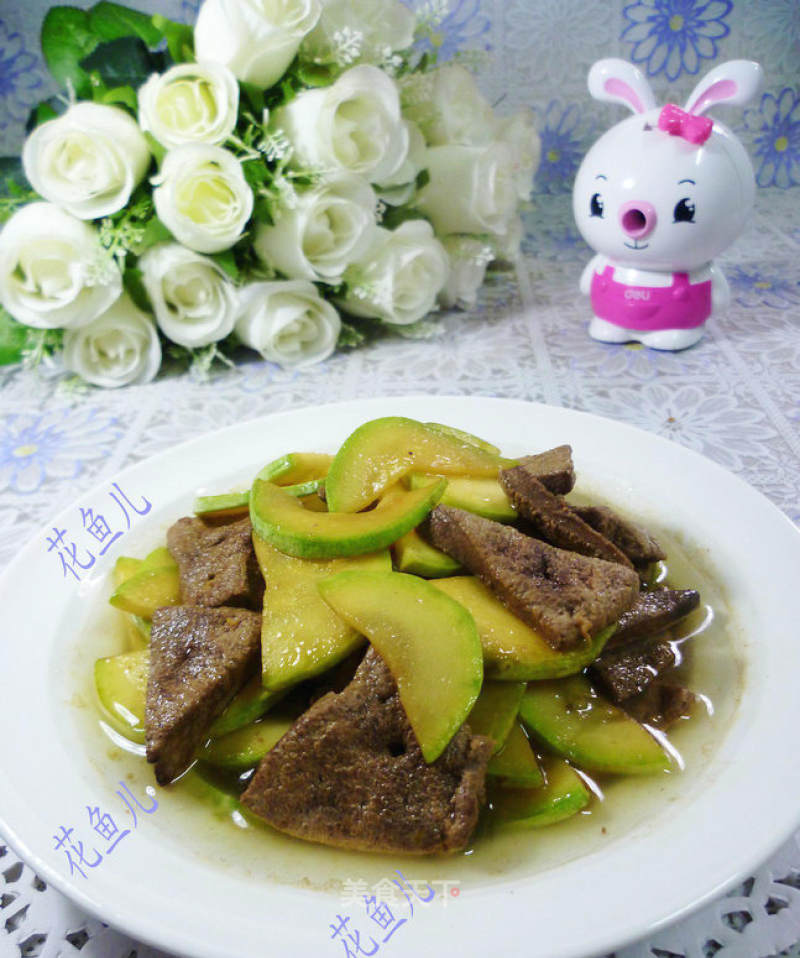 Fried Pork Liver with Zucchini recipe
