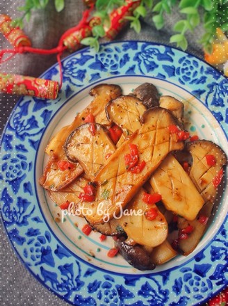 Pan-fried King Pleurotus recipe