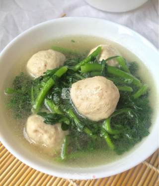 Watercress Meatball Soup recipe