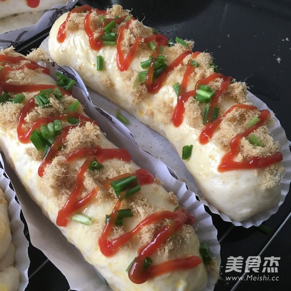 Tomato Pork Floss Bread recipe