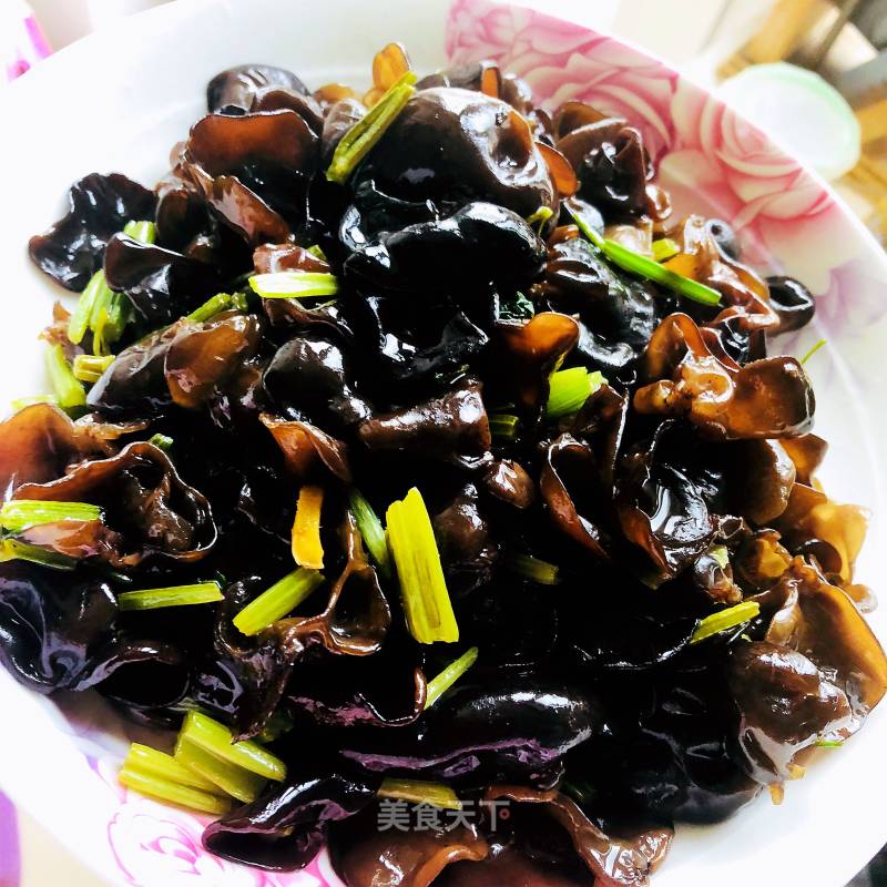 Celery Black Fungus recipe