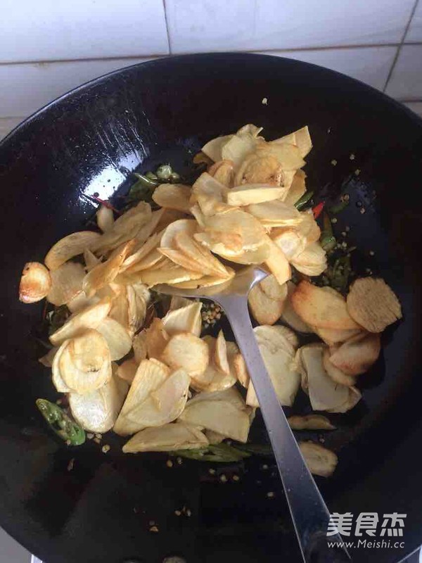 Vegetarian Fried Shiitake Mushroom recipe