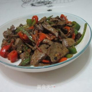 Spicy Pork Liver Noodle recipe