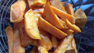 Anti-sand Golden Sweet Potato Chips recipe