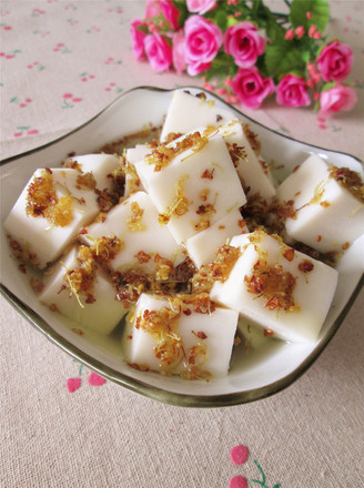 Osmanthus Almond Milk Tofu