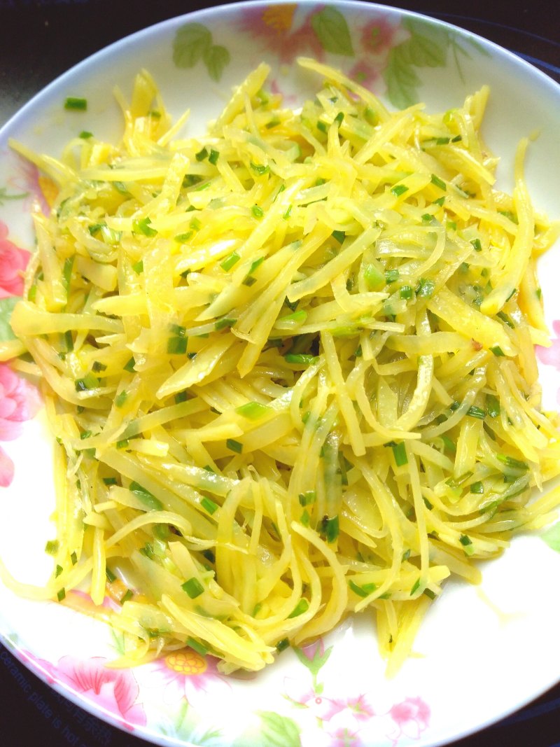 Scallion Potato Shreds recipe