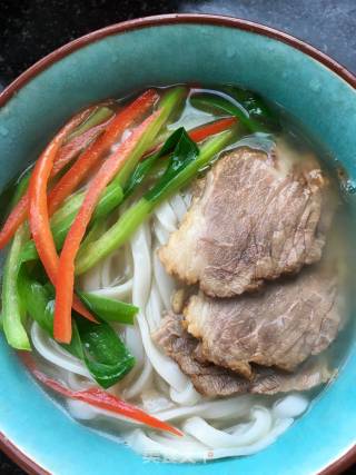 Donkey Meat Noodle in Bone Broth recipe