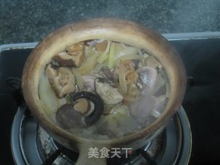 Mushroom Chicken Claypot Rice recipe