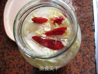 Hot and Sour Radish Sticks recipe