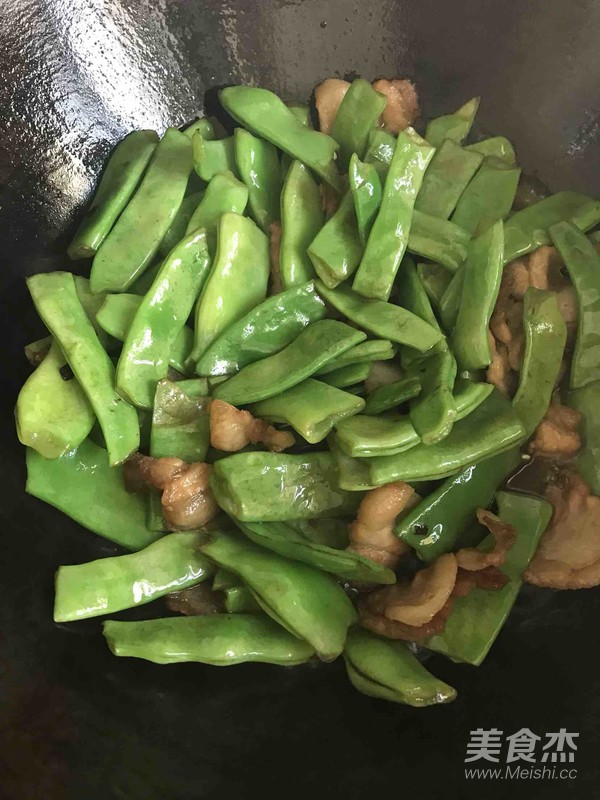 Stir-fried Pork Belly with Beans recipe