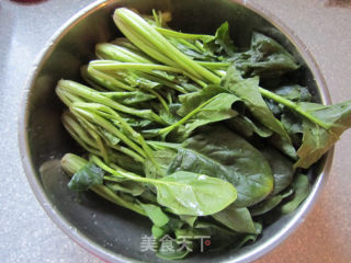 Spinach with Sesame Sauce recipe
