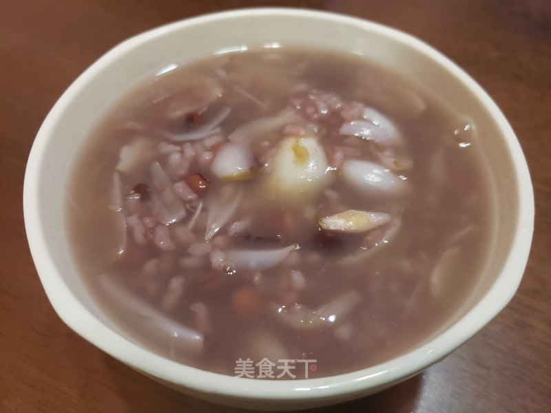 Lily Red Bean Congee recipe