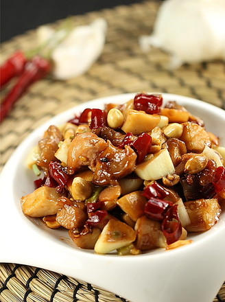 Kung Pao Chicken with Pleurotus Eryngii