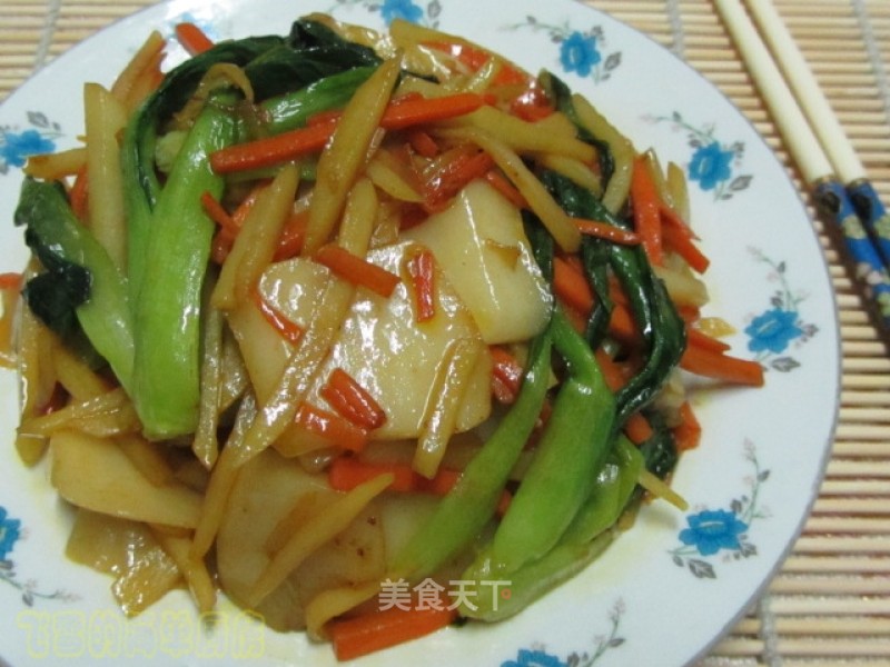 Vegetarian Fried Rice Cake