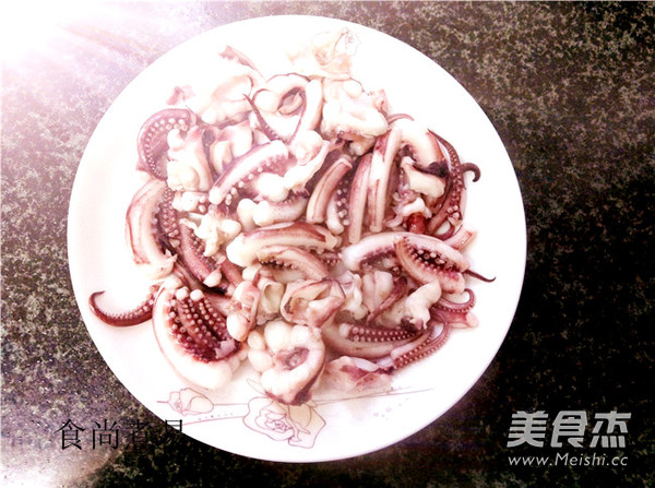 Boiled Squid Whiskers recipe