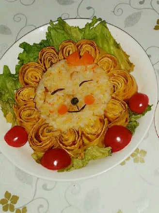 Exclusive to Leo ~ Fried Rice with Lion Head
