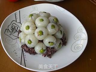 Black Glutinous Rice Lychee Buckle recipe