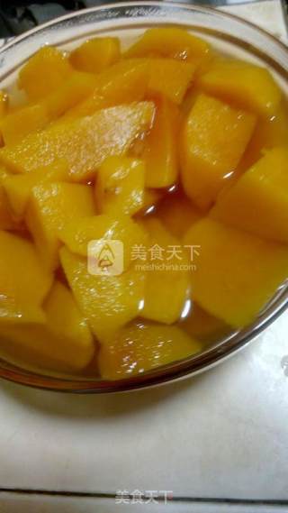 Canned Yellow Peach with Rock Sugar recipe