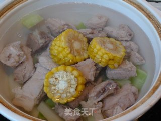 [stewed Ribs with Corn and Radish] Calcium Supplement is Very Important recipe