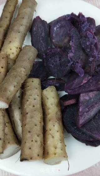 Milky Yam and Purple Potato Mashed recipe