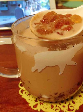 Peach Gum Milk Tea is Delicious, Not Fat, But Also Beautify