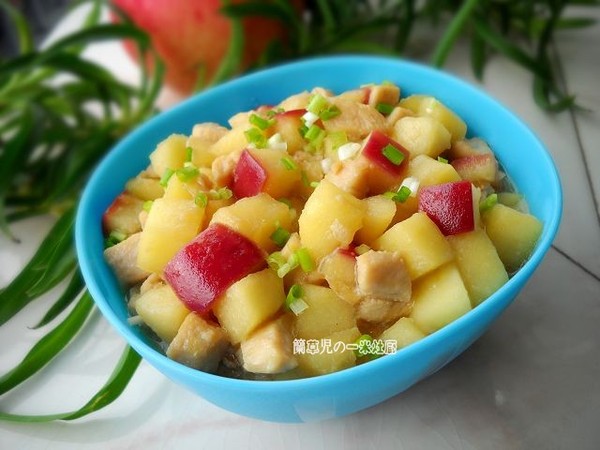 Sweet and Sour Apple Chicken recipe