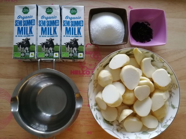 Rich Taste, Fragrant Homemade Taro Mashed Oreo Milk Tea recipe