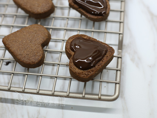 Valentine's Day Gift of Love Love Chocolate Sandwich Biscuits recipe