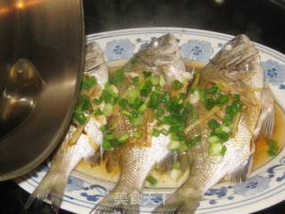 Steamed Kaji Fish recipe