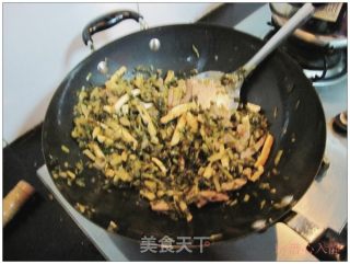 Stir-fried Shredded Pork with Bamboo Shoots and Pickled Vegetables (anhui Cuisine) recipe