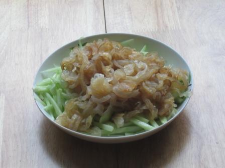 Cucumber Mixed Jellyfish Skin recipe