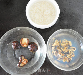 Mussel Dried Mushroom Congee recipe