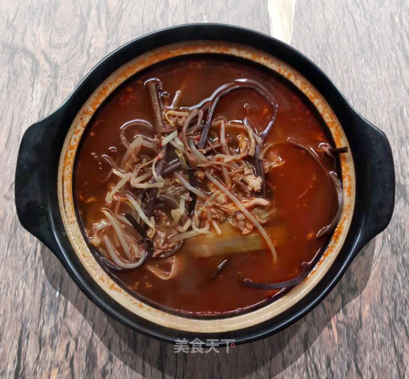 Korean Cuisine. Spicy Beef Soup recipe