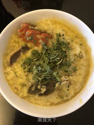 Millet Hairy Crab Congee recipe