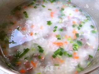 #稻#pig's Lungs, Leek and Carrot Porridge recipe