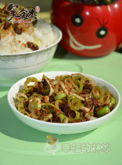 Pickled Garlic Sprouts with Soy Beans recipe