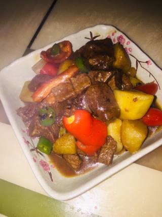 Roast Potatoes and Beef recipe