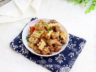 Corn Braised Chicken Nuggets recipe