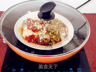 Steamed Fish with Pickled Peppers recipe