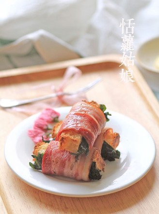 Bacon Seaweed Bread Roll