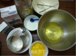 Ten-inch Fruit Chiffon Cake-winners of Lezhong Colorful Summer Baking Competition recipe