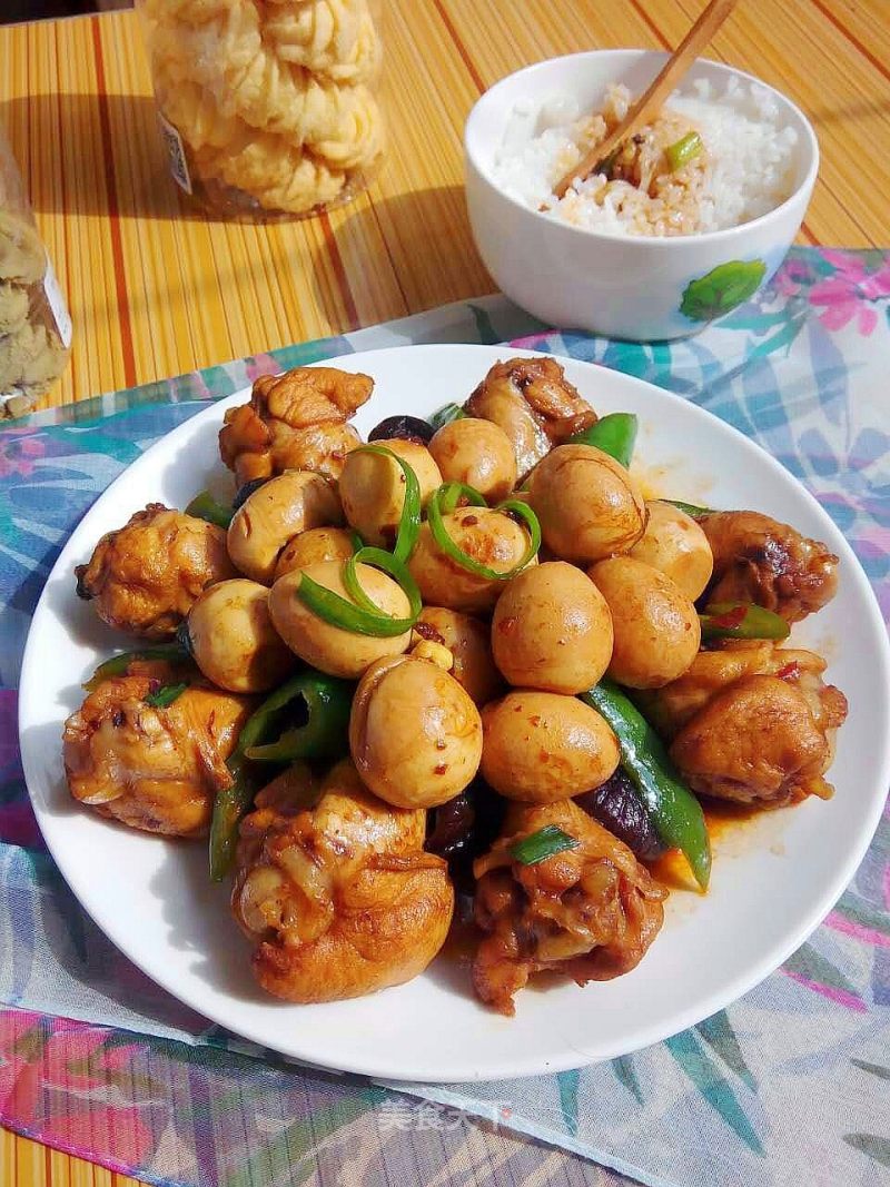 #trust之美# Roasted Chicken Wings with Quail Eggs recipe