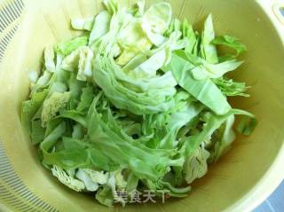 Coconut Milk Squid and Cabbage Pasta recipe