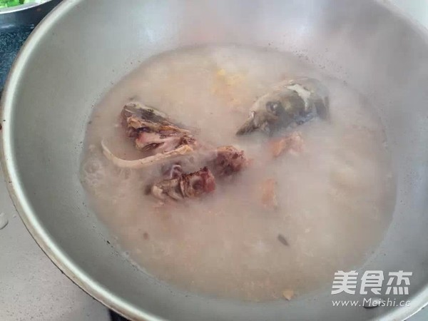 Mustard Fish Head Soup recipe