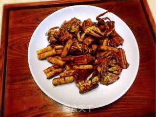 Fried Rice Cake with Hairy Crab recipe