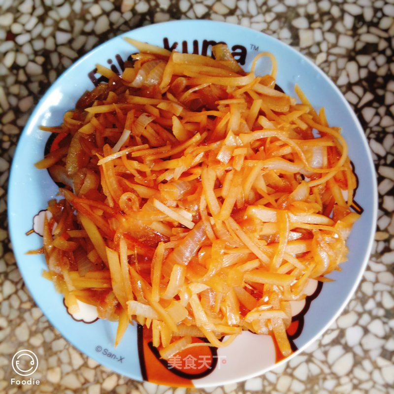 Onion and Potato Shreds recipe