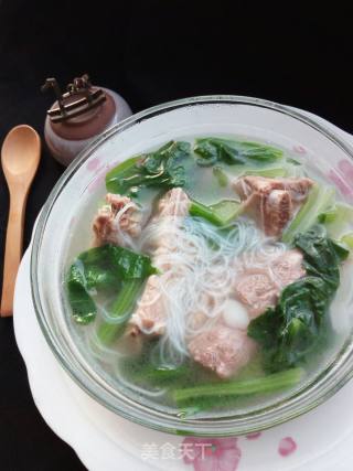 Cabbage Vermicelli Spare Rib Soup recipe