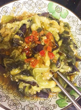 Shredded Eggplant with Cold Dressing recipe