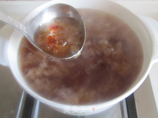 Peach Gum White Fungus Soup recipe