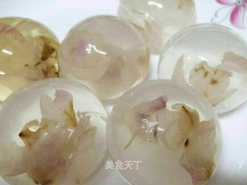 Rose Milk Coconut Jelly recipe